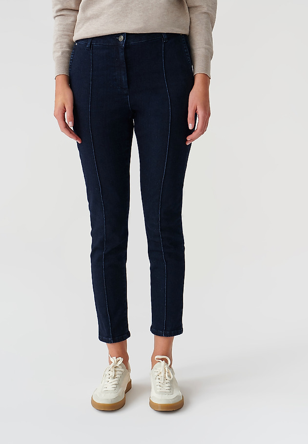LADIES’ TOPSTITCHED TROUSERS PIMINO LADIES’ TOPSTITCHED TROUSERS PIMINO GRANATOWY 2