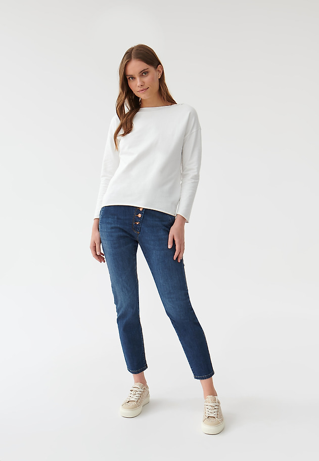BLUZA DAMSKA OVERSIZOWA MALI BLUZA DAMSKA OVERSIZOWA MALI ECRU 2