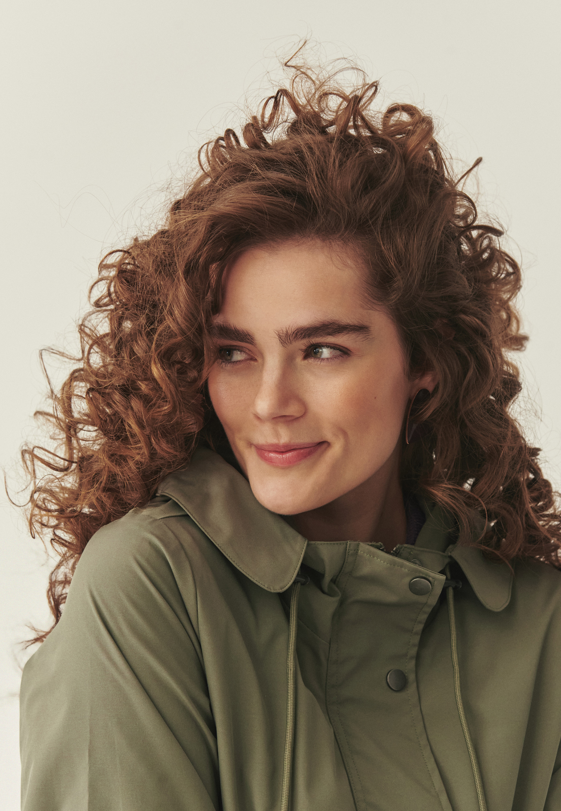 GEACĂ CASUAL CU GLUGĂ - KORKIZA VERDE 2