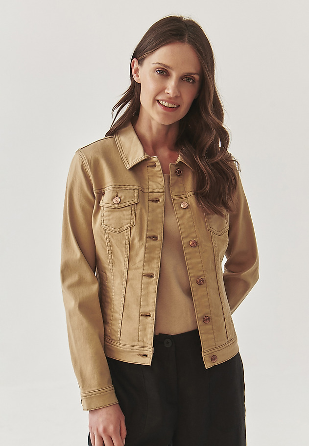 KLASICKÁ DÁMSKA TEXTILNÁ BUNDA – BESKA 2 KLASICKÁ DÁMSKA TEXTILNÁ BUNDA – BESKA 2 BÉŽOVÁ 4