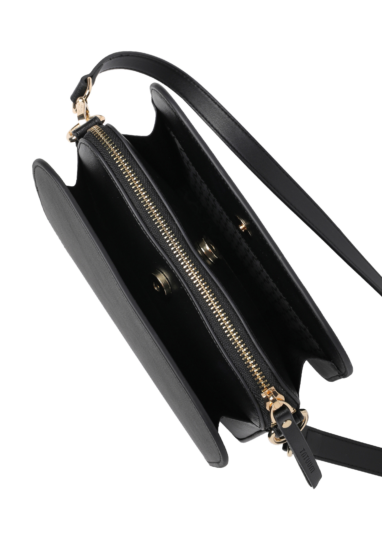 SKÓRZANA TOREBKA DAMSKA — ALDA SKÓRZANA TOREBKA DAMSKA — ALDA CZARNY 108405