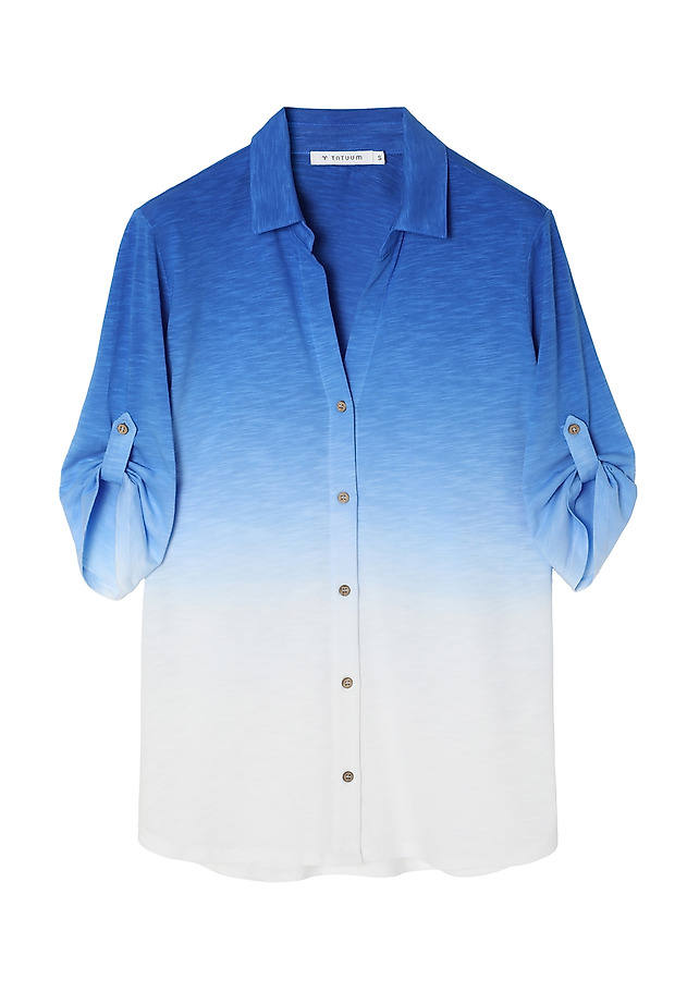 LADIES’ GRADIENT SHIRT WITH ROLLED-UP SLEEVES - TETI 2 LADIES’ GRADIENT SHIRT WITH ROLLED-UP SLEEVES - TETI 2 MULTIKOLOR 6