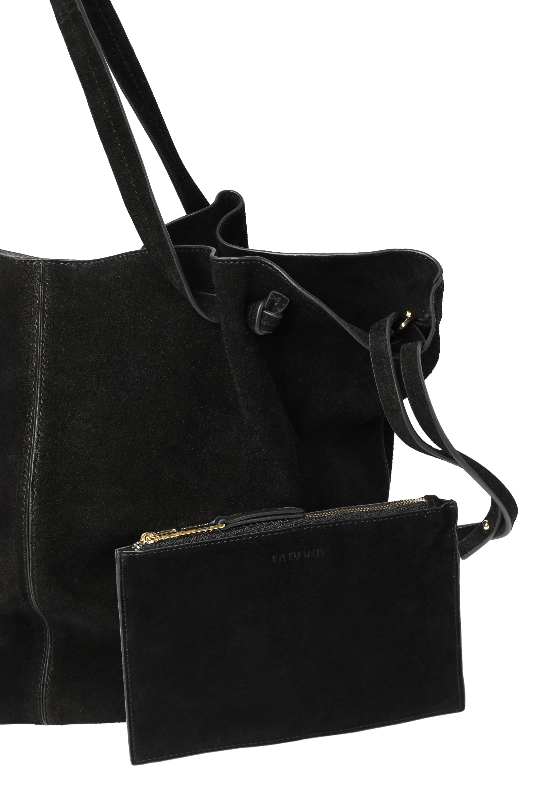 SEMIŠOVÁ TAŠKA S KOZMETICKOU TAŠTIČKOU - ORIA ČIERNA 2