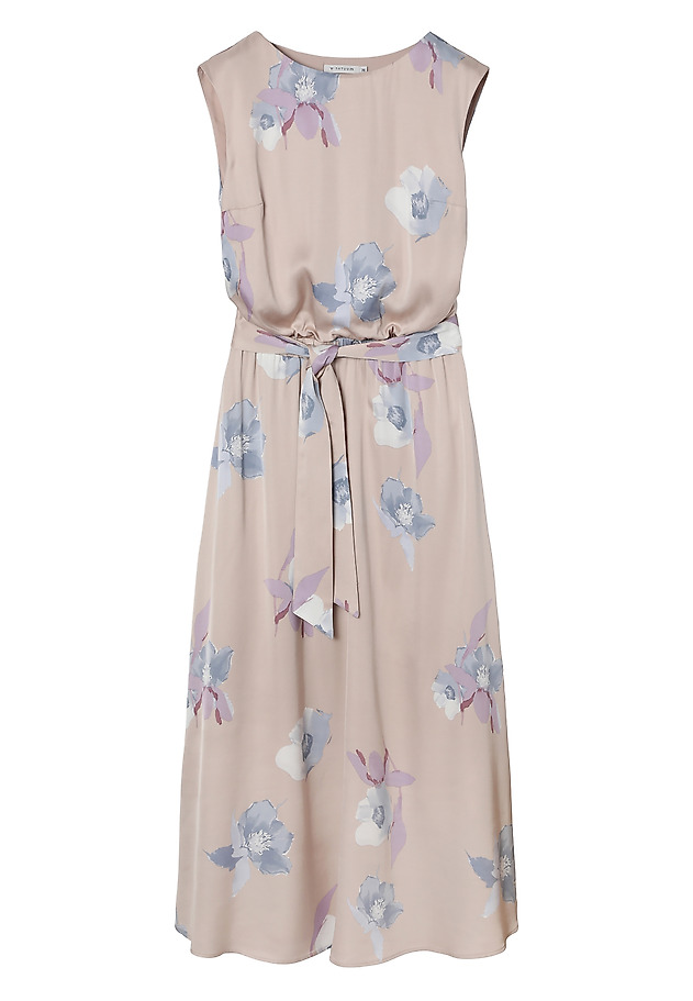 LADIES’ LONG SATIN FLORAL DRESS - OENA LADIES’ LONG SATIN FLORAL DRESS - OENA MULTIKOLOR 5
