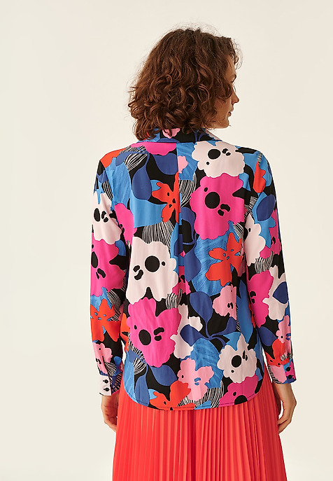BLUZĂ IMPRIMATĂ DE DAMĂ SASENAK 1 MULTICOLOR 2