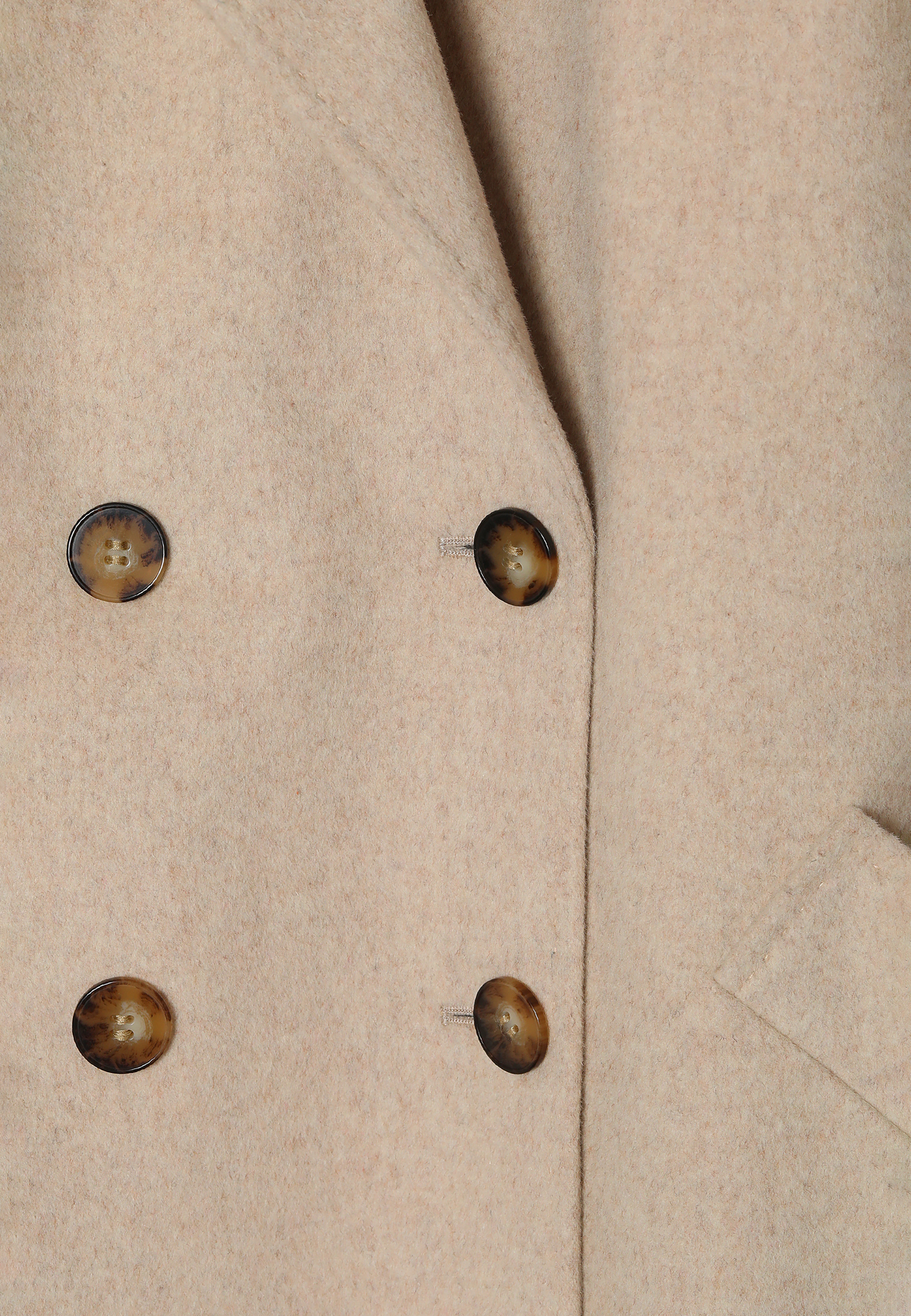 DÁMSKÝ STYLOVÝ KABÁT TEA BÉŽOVÁ 2