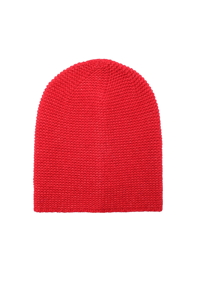LADIES' KNITTED CLASSIC HAT — MOZIK LADIES' KNITTED CLASSIC HAT — MOZIK CZERWONY 2