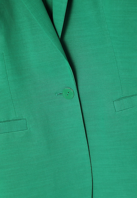 LADIES’ SINGLE-BREASTED BLAZER WITH LINING - AMALFINA 1 GREEN 2