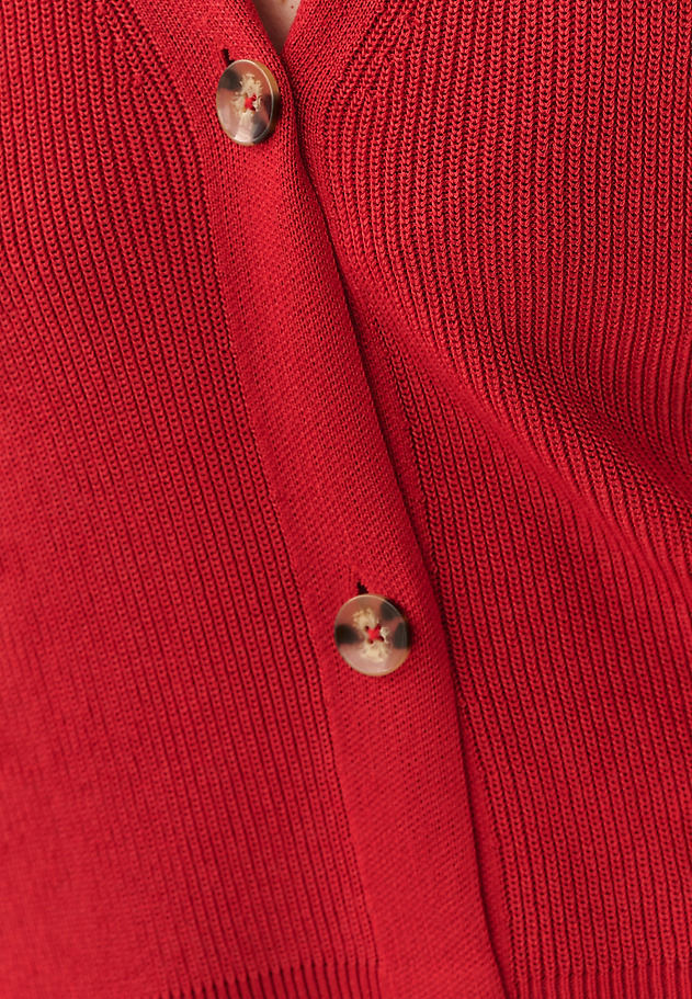 CARDIGAN MADE FROM COOL VISCOSE KAMIKO CARDIGAN MADE FROM COOL VISCOSE KAMIKO RED 5