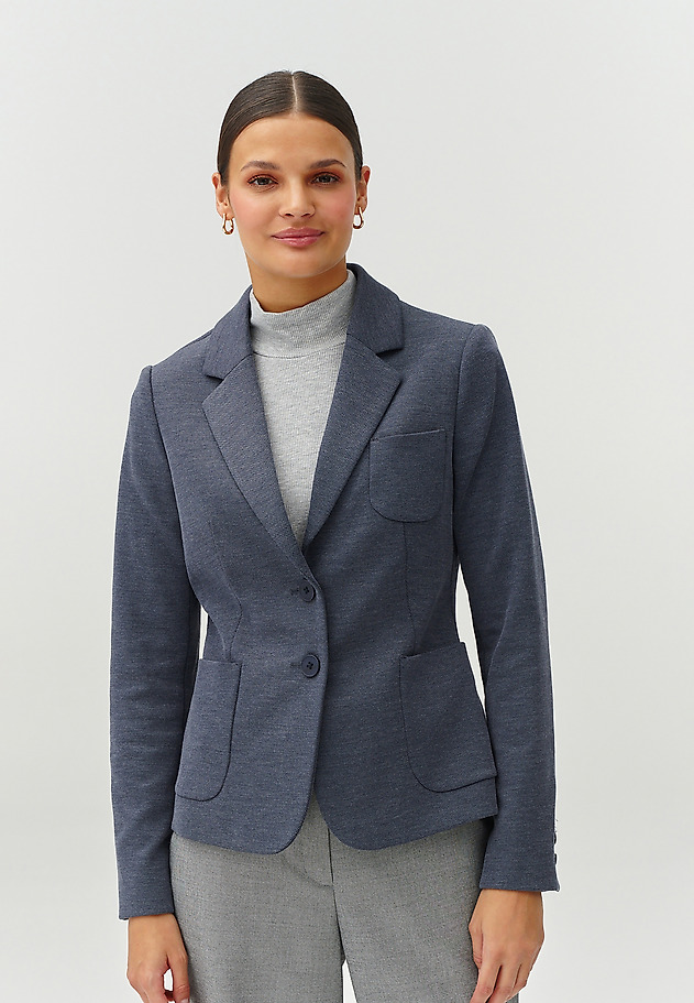 LADIES’ CLASSIC BLAZER - RAFO LADIES’ CLASSIC BLAZER - RAFO GRANATOWY 1