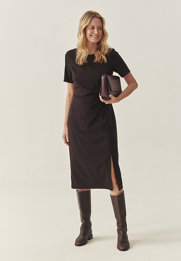 CLASSIC MIDI DRESS - DEBORA CLASSIC MIDI DRESS - DEBORA BROWN 4