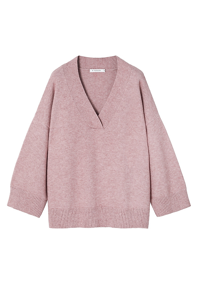 TIMELESS LADIES' JUMPER WITH WIDE SLEEVES — MIU TIMELESS LADIES' JUMPER WITH WIDE SLEEVES — MIU RÓŻOWY 5