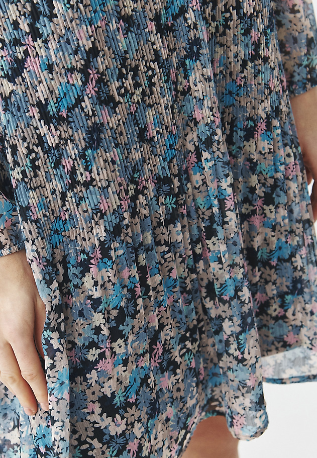 SHORT DRESS IN CHIFFON FABRIC — SANTE SHORT DRESS IN CHIFFON FABRIC — SANTE MULTIKOLOR 7