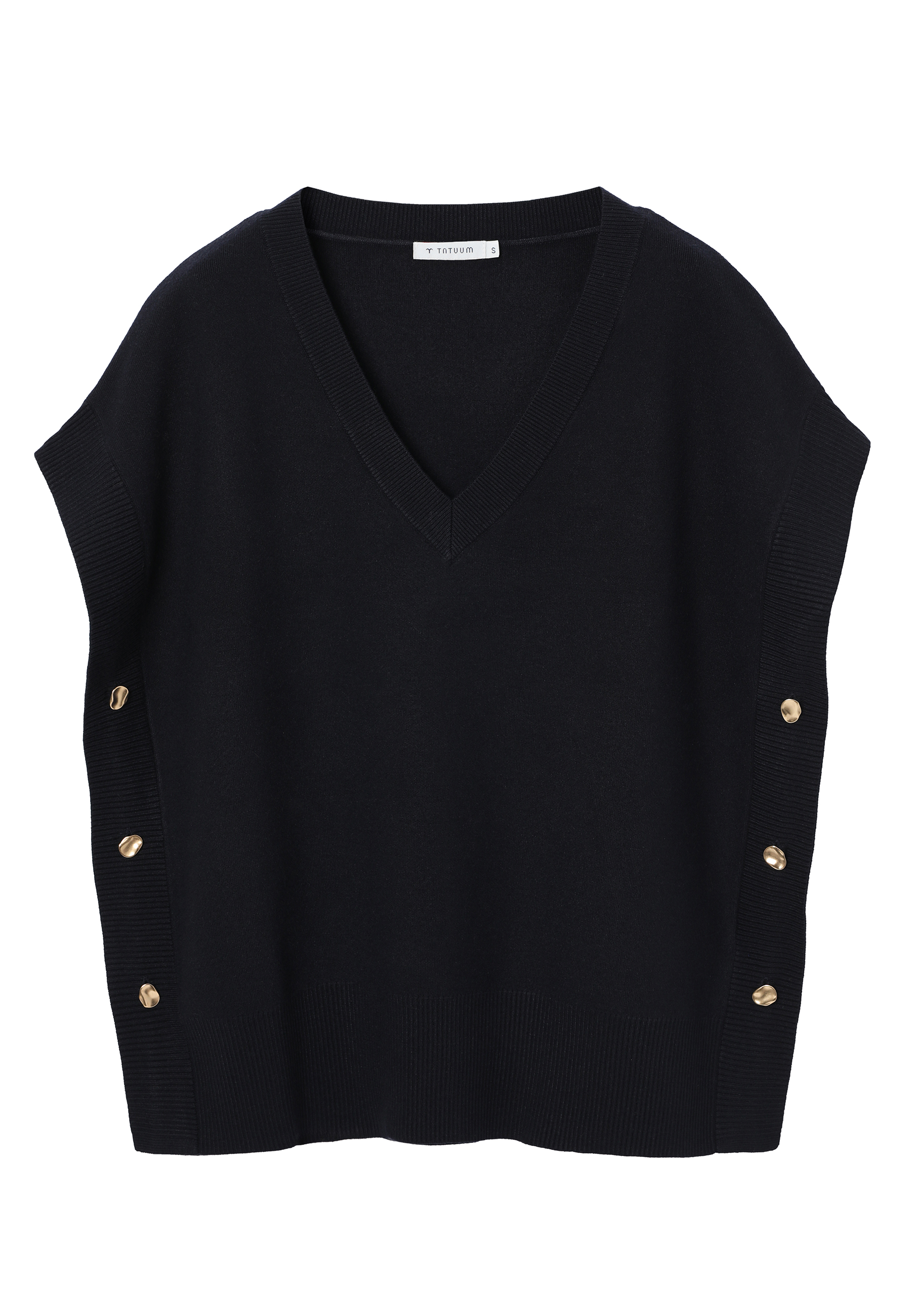 KAMIZELKA Z WISKOZĄ LENZING™ ECOVERO™ - KAMA GRANATOWY 2