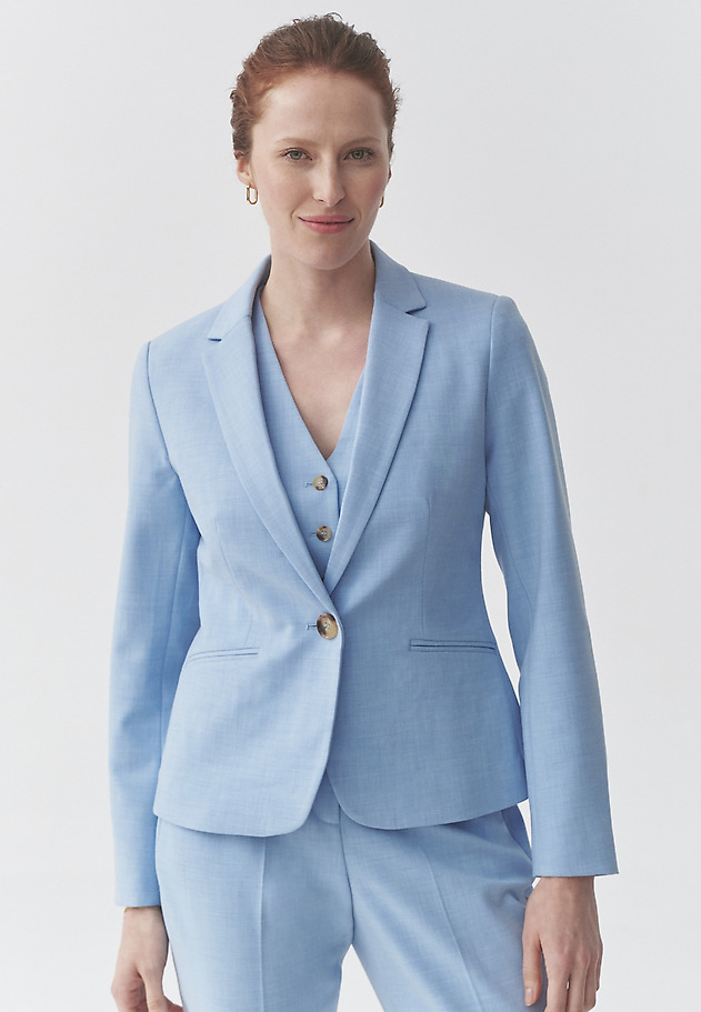 FITTED BLAZER - REMA FITTED BLAZER - REMA NIEBIESKI 2