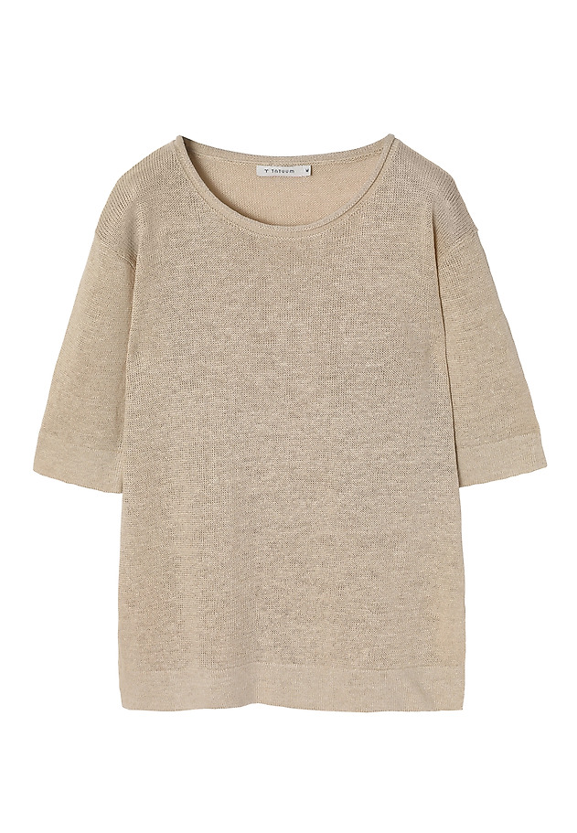 LADIES’ BLOUSE WITH SHORT SLEEVES - ALESSA LADIES’ BLOUSE WITH SHORT SLEEVES - ALESSA BEIGE 5