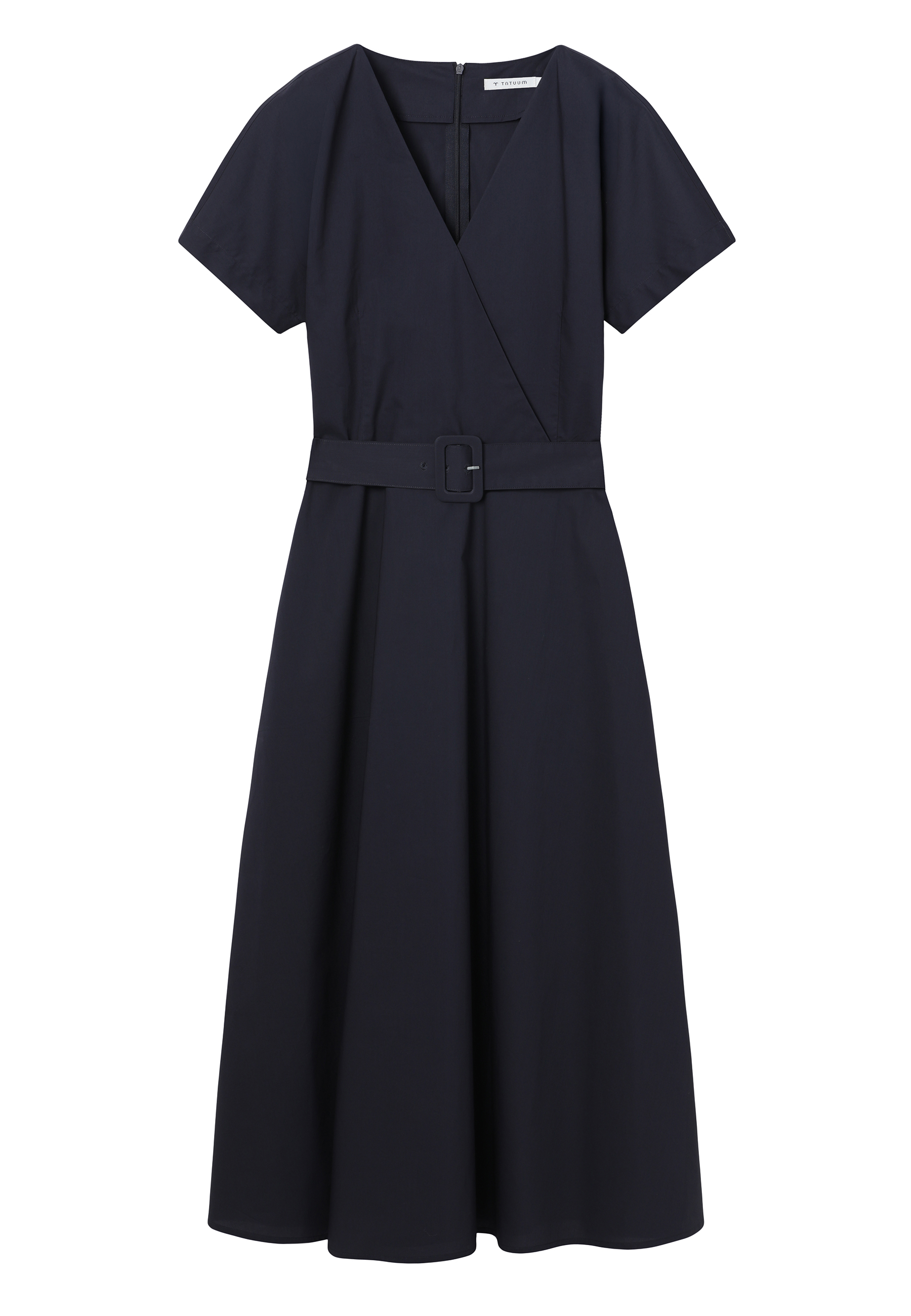 BAVLNĚNÉ ŠATY S OPASKEM – ROTI TMAVĚ MODRÁ 2