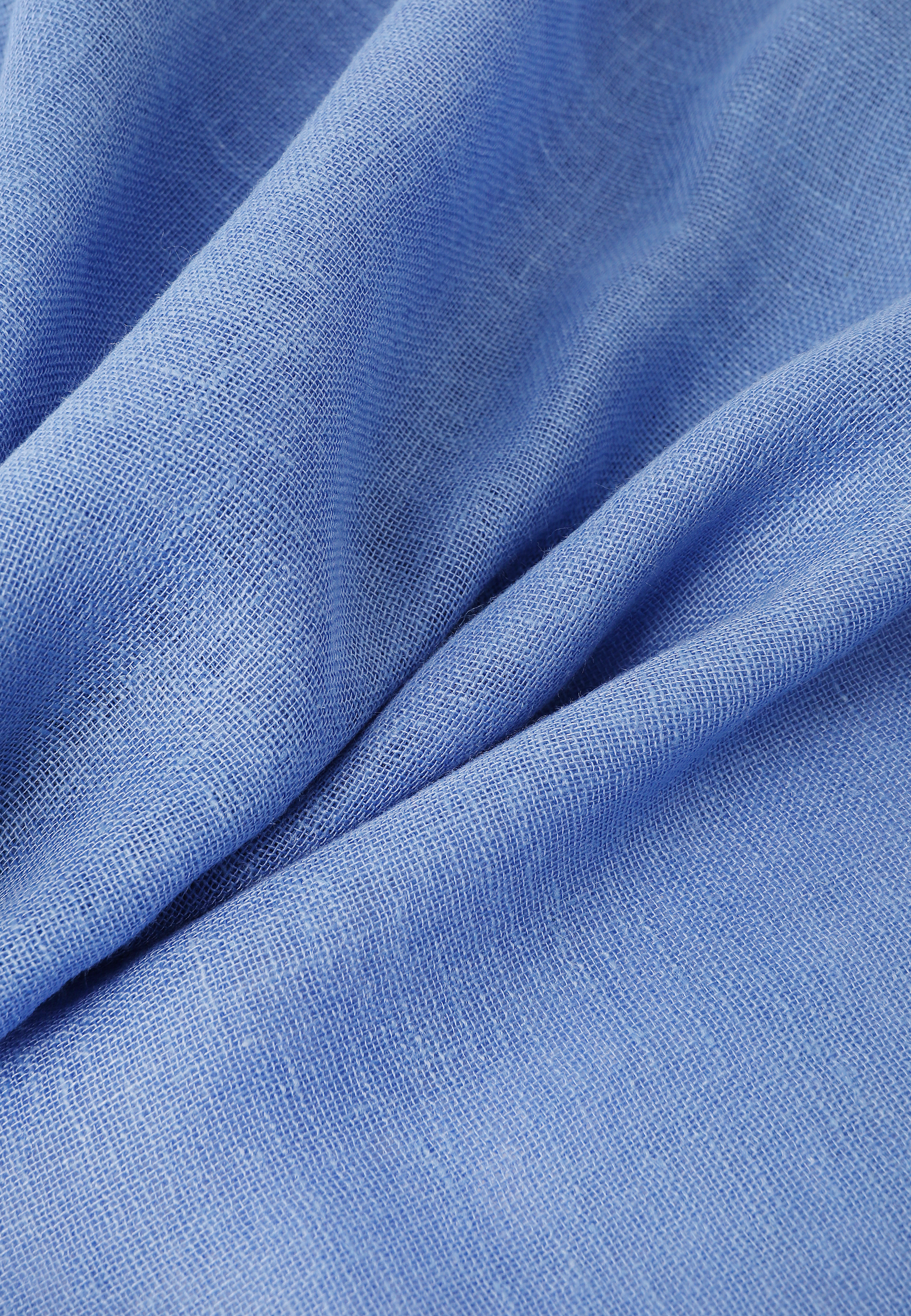 TKANINOWA CHUSTA Z LNEM - KAIRO NIEBIESKI 2